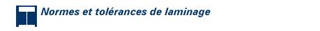 Normes et tolérances